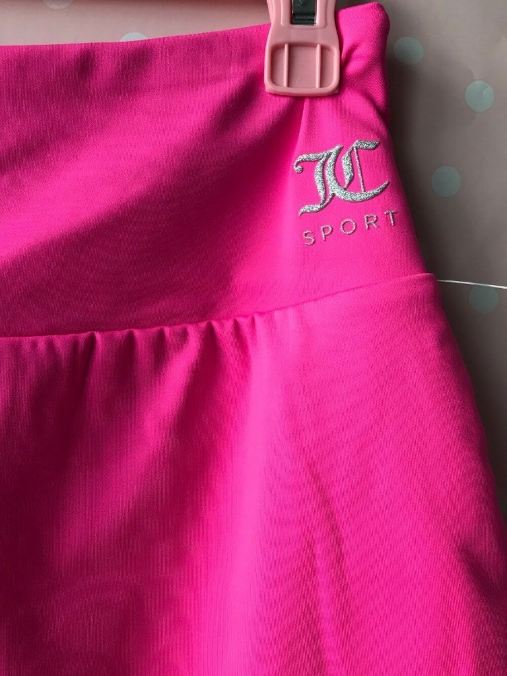 Juicy Couture Sport pink  Skorts 2 Pockets inside activewear Size : M NWT - Picture 2 of 8